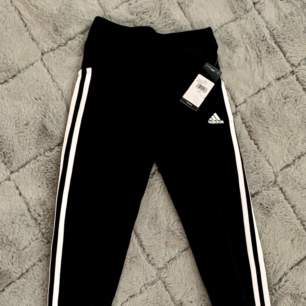 Adidas girl blue and white pants